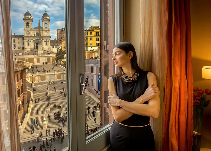 The At The Spanish Steps Rome